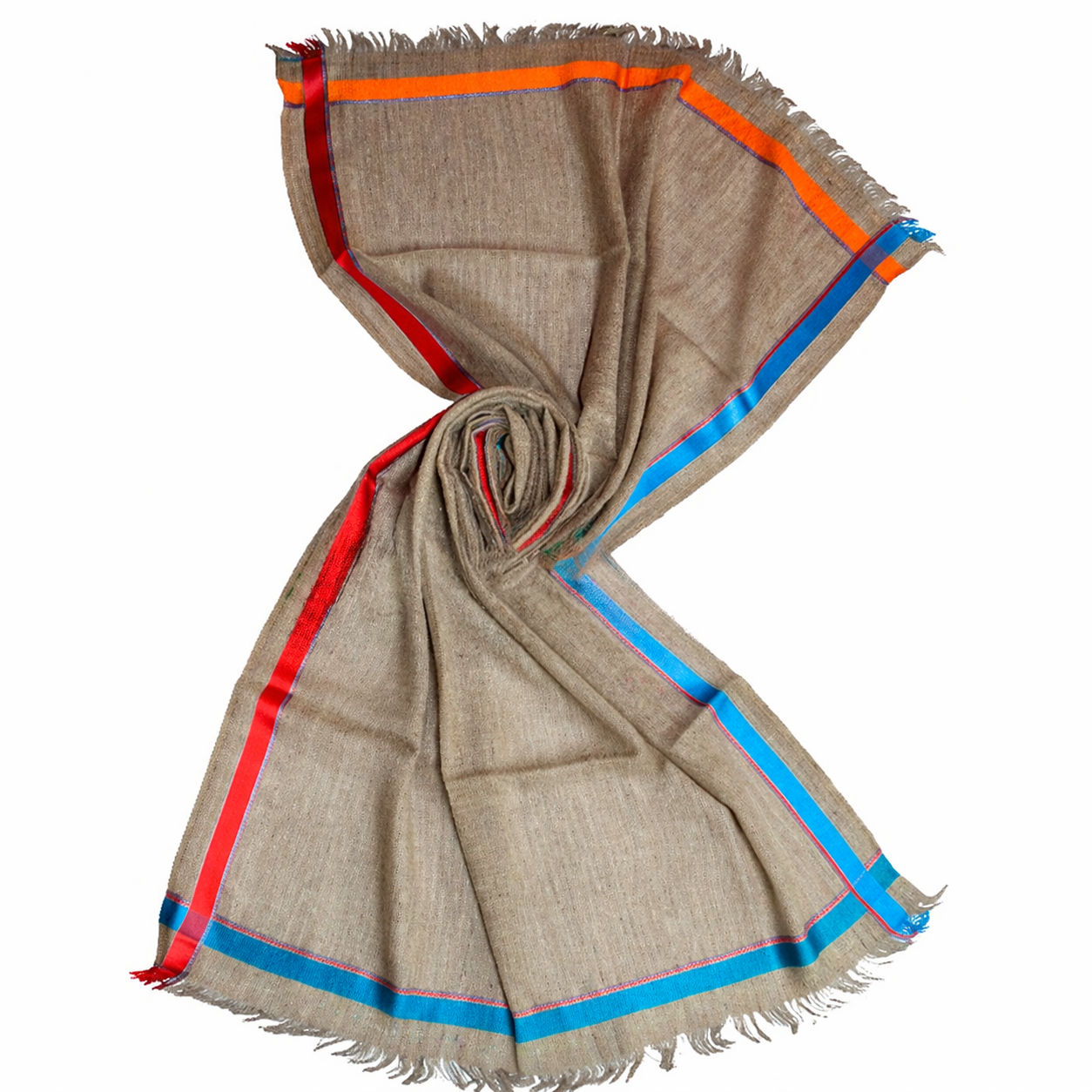 Khaki Wool Scarf